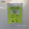 Reflecterende Smile PVC Slap Warp Sticker Set